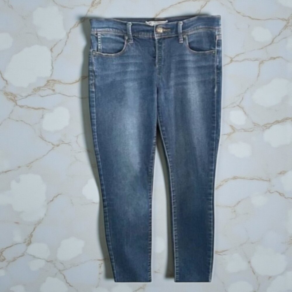 Free People Mid Rise Stretch Skinny Jeans
